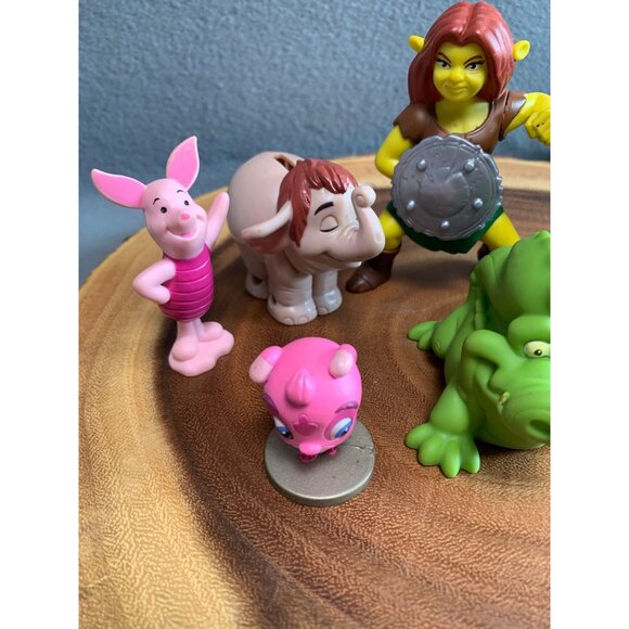 Disney Peter Pan Bambi Jungle Book Set of 8 Mixed Character Figurines - Picture 2 of 11